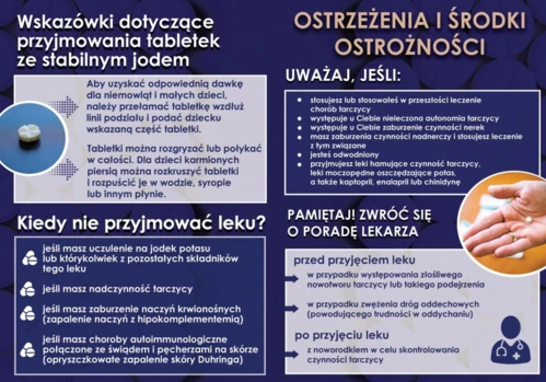 Informacje nt. tabletek jodku potasu