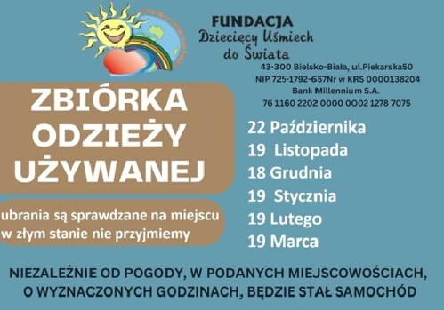 Zbiórka odzieży używanej