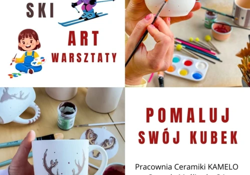 ART WARSZTATY - POMALUJ SWÓJ KUBEK - przez całe ferie